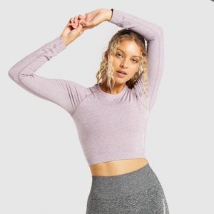 GYMSHARK Long Sleeve Crop
